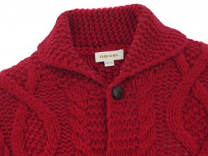 Diesel Jage Red Cardigan