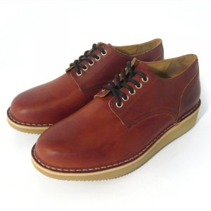 Fracap Brick Brown Derby Shoes