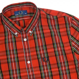 Fred Perry Long Sleeve Stuart Tartan Shirt