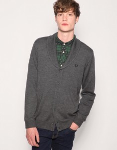 Fred Perry Shawl Collar Merino Cardigan