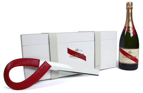 G.H. Mumm Sabre & Champagne Box Set
