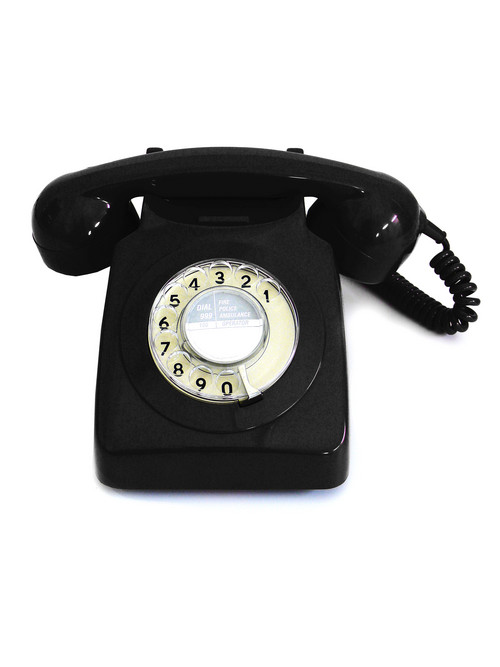 GPO Engineering Classic Black Phone