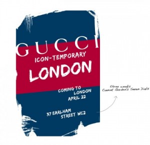 Gucci Icon-Temporary Flash Sneaker Store In London, England