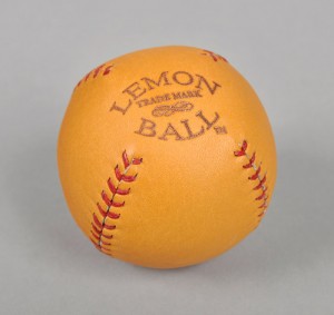 Handmade Tan Glove Leather Baseball by Lemon Ball