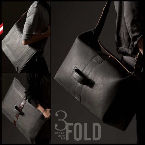 Hard Graft 3Fold Laptop Bag