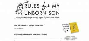 Interfacing – 1001 Rules For My Unborn Son