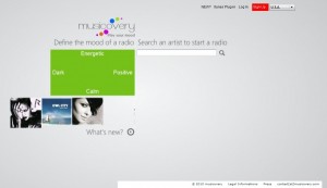 Interfacing – Musicovery