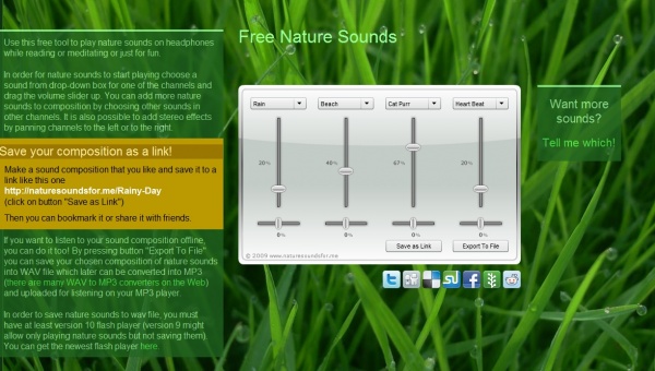 Interfacing – Nature Sounds