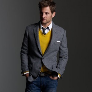 J. Crew Solid Tweed Sport Coat
