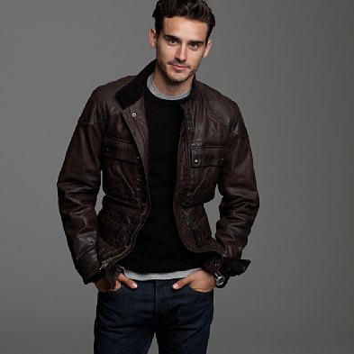 J. Crew Turner Leather Jacket