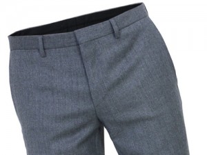 J. Lindeberg Paulie Brushed Light Grey Trousers
