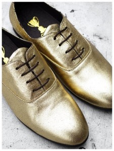 Jeffrey Campbell’s Gold Barker Shoes