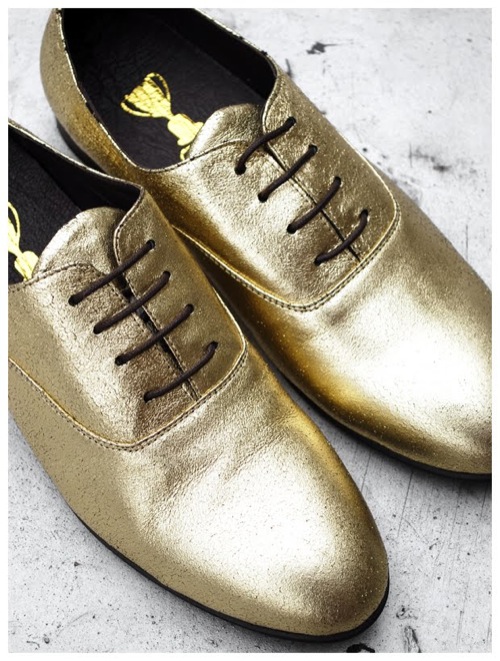 Jeffrey Campbell’s Gold Barker Shoes
