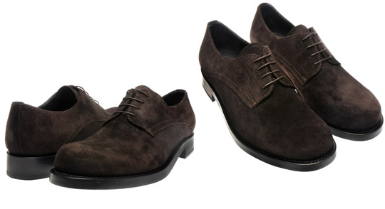 Jil Sander Suede Derby Shoe