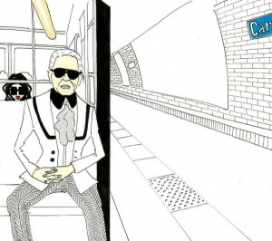 Karl Lagerfeld Illustrations by Alexsandro Palombo