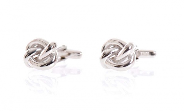 Lanvin Spring 2011 Silver Knot Cufflinks