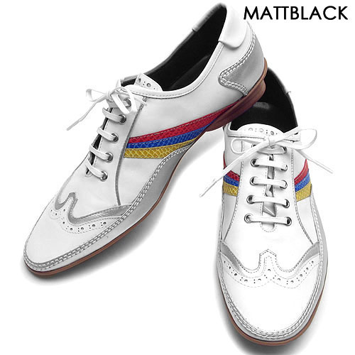 Leather Sneakers by Matt Black