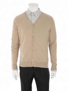 Maison Martin Margiela Wool & Leather Cardigan