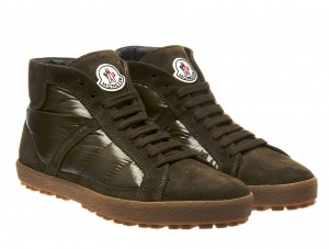Moncler Nylon & Suede Hi-Tops