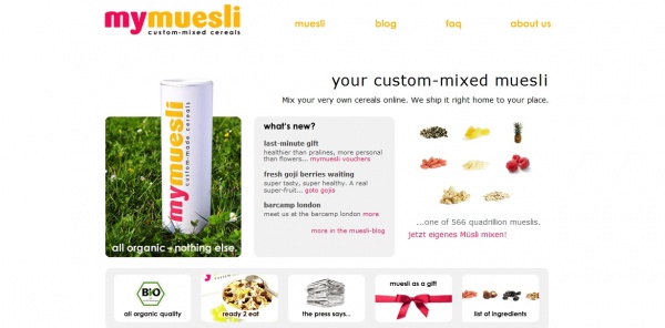 Interfacing – MyMuesli.com