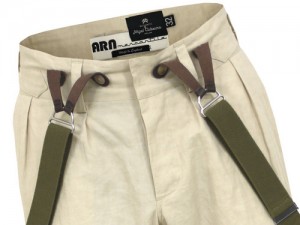 Nigel Cabourn Stone Trousers with Braces