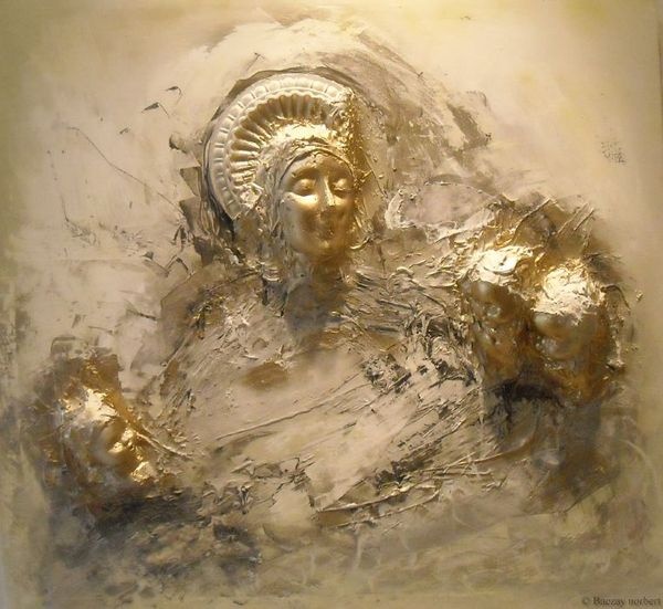 Plaster-Cast Artworks by Norbert Baczay