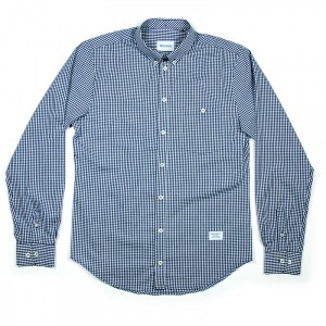 Norse Projects Dark Navy Gingham Shirt
