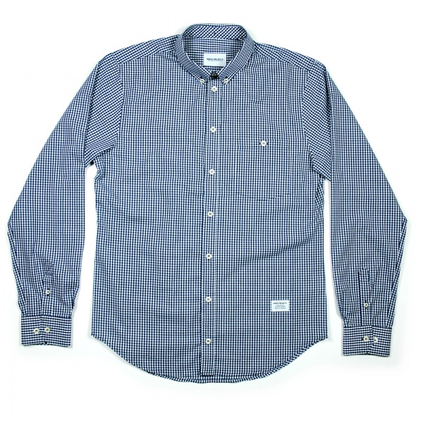 Norse Projects Dark Navy Gingham Shirt