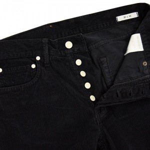 Our Legacy Navy Blue Baby Wale Cords