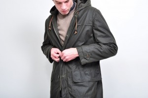 Our Legacy Olive Waxed Parka
