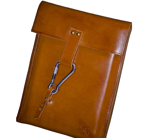 Palmer & Sons Leather Laptop Case