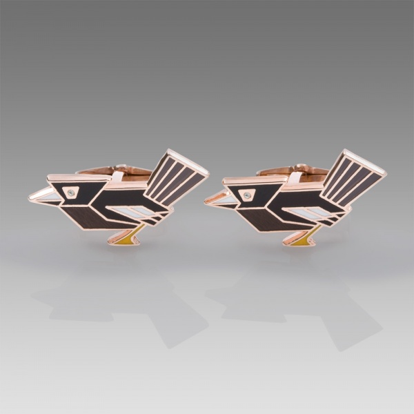 Paul Smith Art Deco Bird Cufflinks