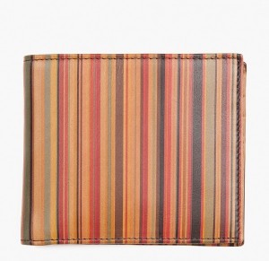 Paul Smith Vintage Multi Stripe Bifold Wallet