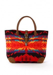 Pendleton Red Buckle Bag