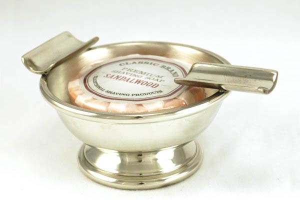 Pewter Shaving Soap Dish by Classic Shaving