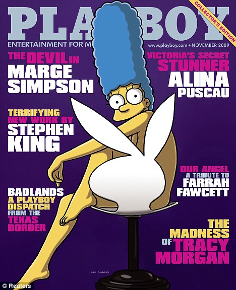 Marge Simpson Gets Playboy Magazine Cover