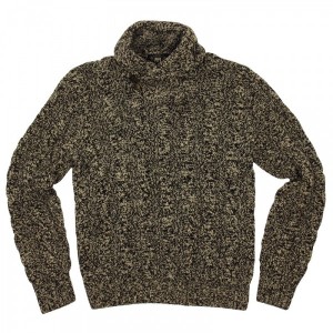 RRL by Ralph Lauren Cable Knit Shawl Collar Sweater