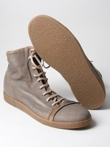 Silent 'High Leather Sneaker'