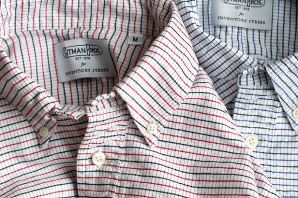 Tattersall BD Shirts by Gitman Bros. for Inventory