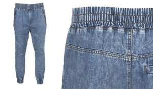 Topman Acid Wash Carrot Joggers