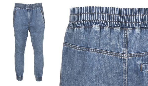 Topman Acid Wash Carrot Joggers