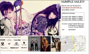 Urban Attitude Sample Sale