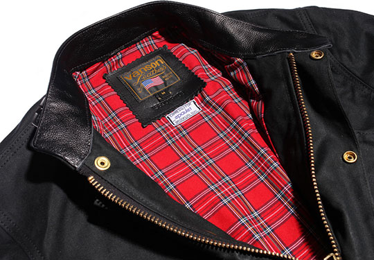 Vanson for Epaulet 'Triton' Waxed Jacket