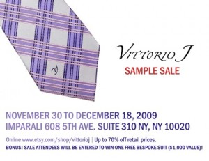 Vittorio J Sample Sale At Imparali
