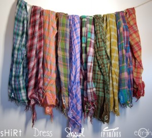 CP Shades Wool Plaid Shawls