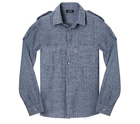 A.P.C – Chambray Military Shirt