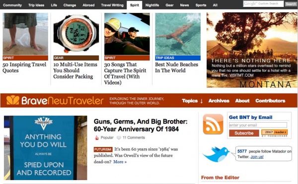 Interfacing – BraveNewTraveler.com
