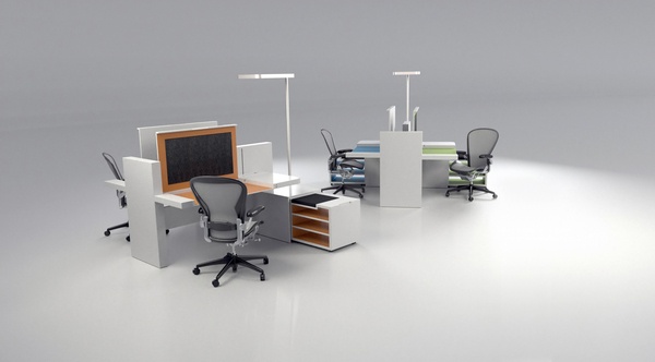 Cyrille Charier’s Open Concept Desks