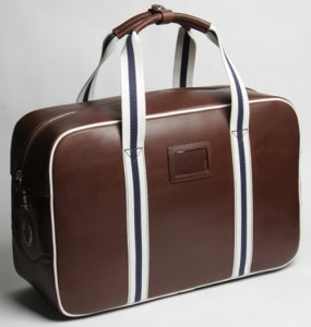 Fred Perry Leather Holdall