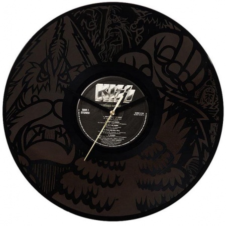 Creatures Of The Night Vinyl Clock